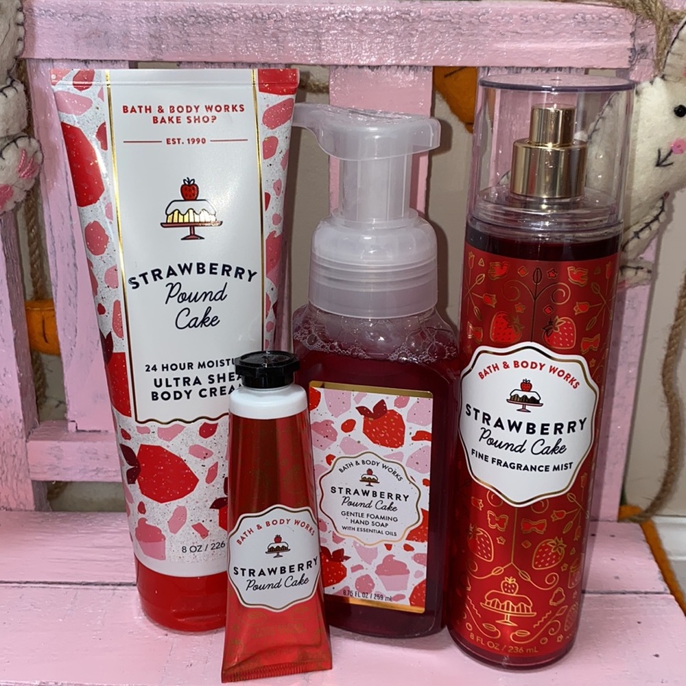 Strawberry Poundcake Set